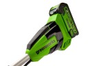 Триммер Greenworks GD40BCB, 40V, 40 см, бесщеточный, с 1хАКБ 8Ач и ЗУ (аккумуляторный, нож) 