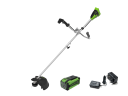 Триммер Greenworks GD40BCB, 40V, 40 см, бесщеточный, с 1хАКБ 8Ач и ЗУ (аккумуляторный, нож) 