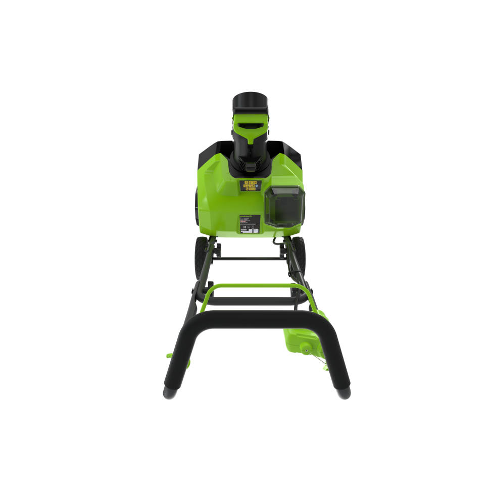 Аккумуляторный снегоуборщик Greenworks G40ST40k4, 40v, 40 см, 1.4 кВт (1,9 л.с), в комплекте с АКБ 4 А·ч и ЗУ