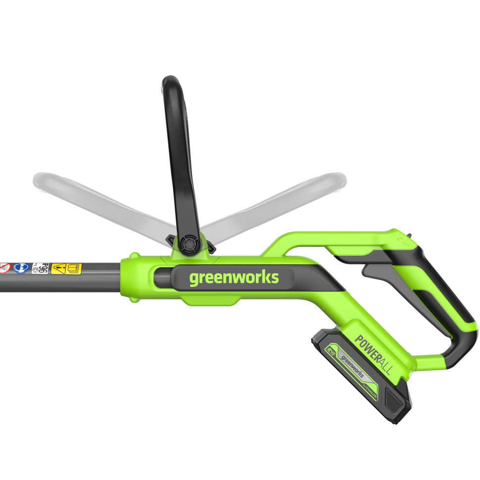 Триммер Greenworks G24LT301, 24v, 30 см, ø 1.6 мм, без АКБ и ЗУ (аккумуляторный)