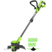 Триммер Greenworks G24LT301, 24v, 30 см, ø 1.6 мм, без АКБ и ЗУ (аккумуляторный)