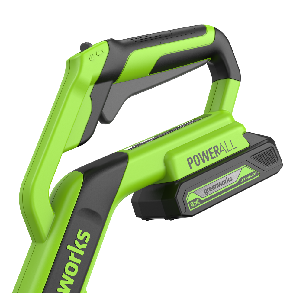 Триммер Greenworks G24LT301, 24v, 30 см, ø 1.6 мм, без АКБ и ЗУ (аккумуляторный)