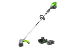 Триммер Greenworks GD82LTk5, 82v, 40 см, в комплекте с АКБ 5 А·ч и ЗУ (аккумуляторный)
