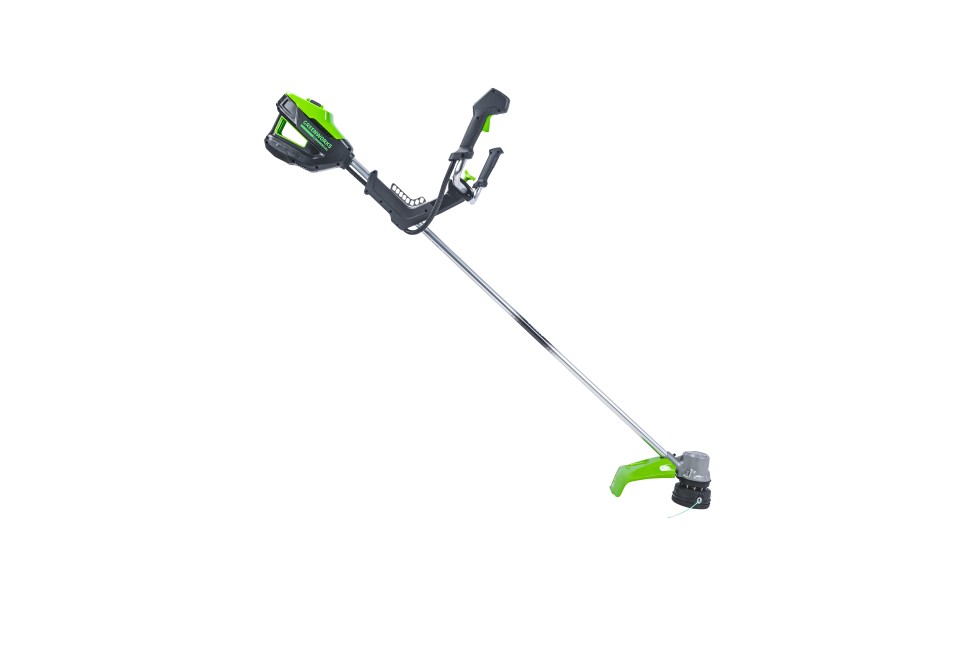 Триммер Greenworks GD82BCB Gen 2, 82v, 45 см, без АКБ и ЗУ (аккумуляторный, нож)
