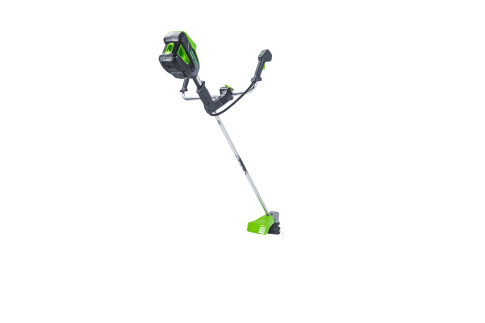 Триммер Greenworks GD82BCB Gen 2, 82v, 45 см, без АКБ и ЗУ (аккумуляторный, нож)