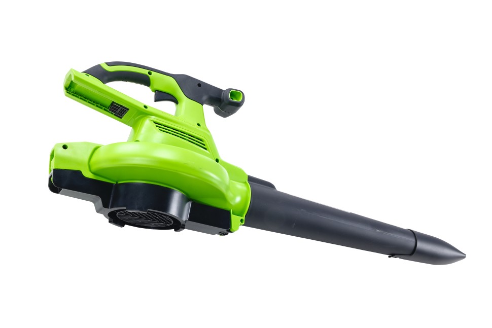 Садовый пылесос и воздуходув Greenworks GD40BVIIk8, 40v, в комплекте с АКБ 8 А·ч и ЗУ (аккумуляторный, 2в1)
