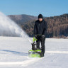 Аккумуляторный снегоуборщик Greenworks GD40STX2k8, 40v, 51 см, 1.8 кВт (2,45 л.с.), в комплекте АКБ 8 А·ч и ЗУ 2А
