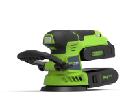 Орбитальная (эксцентриковая) шлиф машинка Greenworks G24ROS, 24v, без АКБ и ЗУ (аккумуляторная)