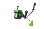Триммер Greenworks GD82BCBk2 Gen 2, 82v, 45 см, в комплекте с АКБ 2.5 А·ч и ЗУ (аккумуляторный, нож)