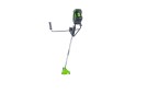 Триммер Greenworks GD82BCBk2 Gen 2, 82v, 45 см, в комплекте с АКБ 2.5 А·ч и ЗУ (аккумуляторный, нож)