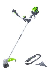 Триммер Greenworks GD82BCBk5 Gen 2, 82v, 45 см, в комплекте с АКБ 5 А·ч и ЗУ (аккумуляторный, нож)