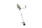 Триммер Greenworks GD82BCBk5 Gen 2, 82v, 45 см, в комплекте с АКБ 5 А·ч и ЗУ (аккумуляторный, нож)