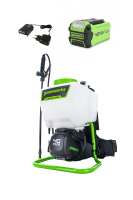 Садовый опрыскиватель Greenworks G40BPSk2, 40v, в комплекте с АКБ 2 А·ч и ЗУ (аккумуляторный)