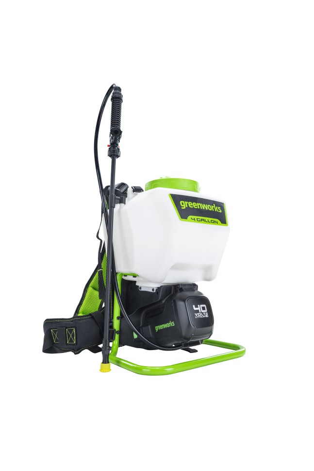 Садовый опрыскиватель Greenworks G40BPSk2, 40v, в комплекте с АКБ 2 А·ч и ЗУ (аккумуляторный)