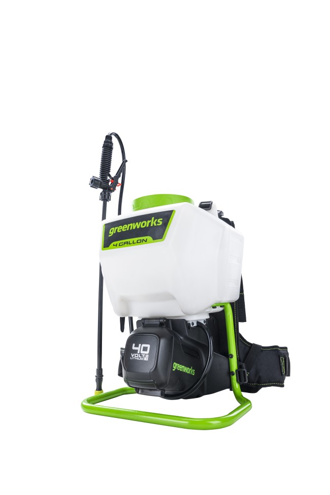 Садовый опрыскиватель Greenworks G40BPSk2, 40v, в комплекте с АКБ 2 А·ч и ЗУ (аккумуляторный)