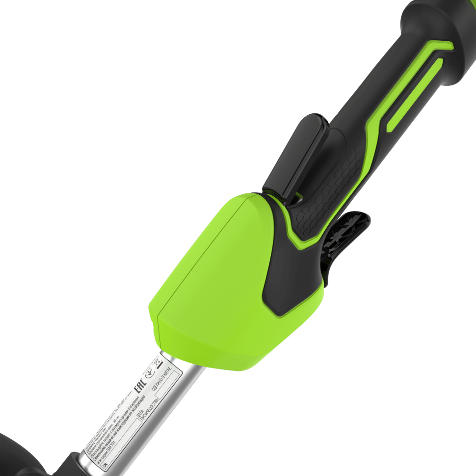 Триммер Greenworks GD40LTk4, 40v, 38 см, в комплекте с АКБ 4 А·ч и ЗУ (аккумуляторный)