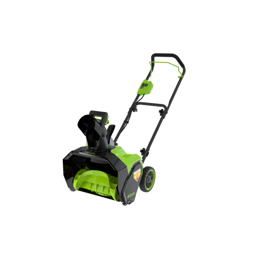Аккумуляторный снегоуборщик Greenworks G40ST40k8, 40v, 40 см, 1.4 кВт (1,9 л.с), в комплекте с АКБ 8 А·ч и ЗУ