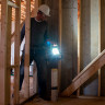 LED-прожектор Greenworks G40WLH с гибридным питанием, 40V / 220V, 1000/2000 лм, крюк для подвеса, крепление на стену, кабель 30 см, без АКБ и ЗУ