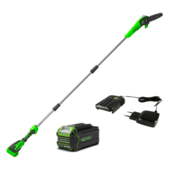 Сучкорез Greenworks G40PSFk5, 40v, 20 см, в комплекте с АКБ 5 А·ч и ЗУ (аккумуляторный)