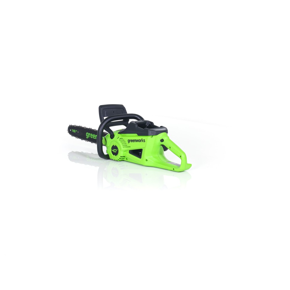 Цепная пила Greenworks GD40CS20Xk8, 40v, 40 см, в комплекте с АКБ 8 А·ч и ЗУ (аккумуляторная)