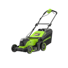 Газонокосилка аккумуляторная Greenworks GD24X2LM411 ,  2х24V, 41 см, бесщеточная, без АКБ и ЗУ 