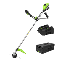 Триммер аккумуляторный Greenworks TB13L, 82V, 1,3 кВт, 43 см, бесщеточный, c 1 х АКБ 5 Ач и ЗУ 