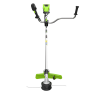 Триммер аккумуляторный Greenworks TB13L, 82V, 1,3 кВт, 43 см, бесщеточный, c 1 х АКБ 2,5 Ач и ЗУ 