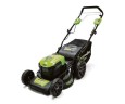 Газонокосилка Greenworks GD40LM46SPk5, 40v, 46 см, в комплекте с АКБ 5 А·ч и ЗУ (аккумуляторная, самоходная)