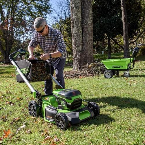 Газонокосилка Greenworks GD60LM51SPk5 Gen 2, 60v, 51 см, в комплекте с АКБ 5 А·ч и ЗУ (аккумуляторная, самоходная)