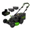 Газонокосилка Greenworks TwinForce GC82LM61Sk10, 82v, 61 см, 2 шт 5 А·ч и двойным зарядным устройством