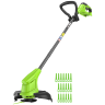 Триммер аккумуляторный Greenworks G24LT251, 24 V, 25 см, с 1хАКБ 2Ач и ЗУ