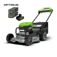 Газонокосилка аккумуляторная Greenworks LM221S Арт. 2519407U2G, OPTIMUSTM, 82V, 56см, самоходная, бесщеточная, с 2хАКБ 8Ач и ЗУ для 2-х аккумуляторов