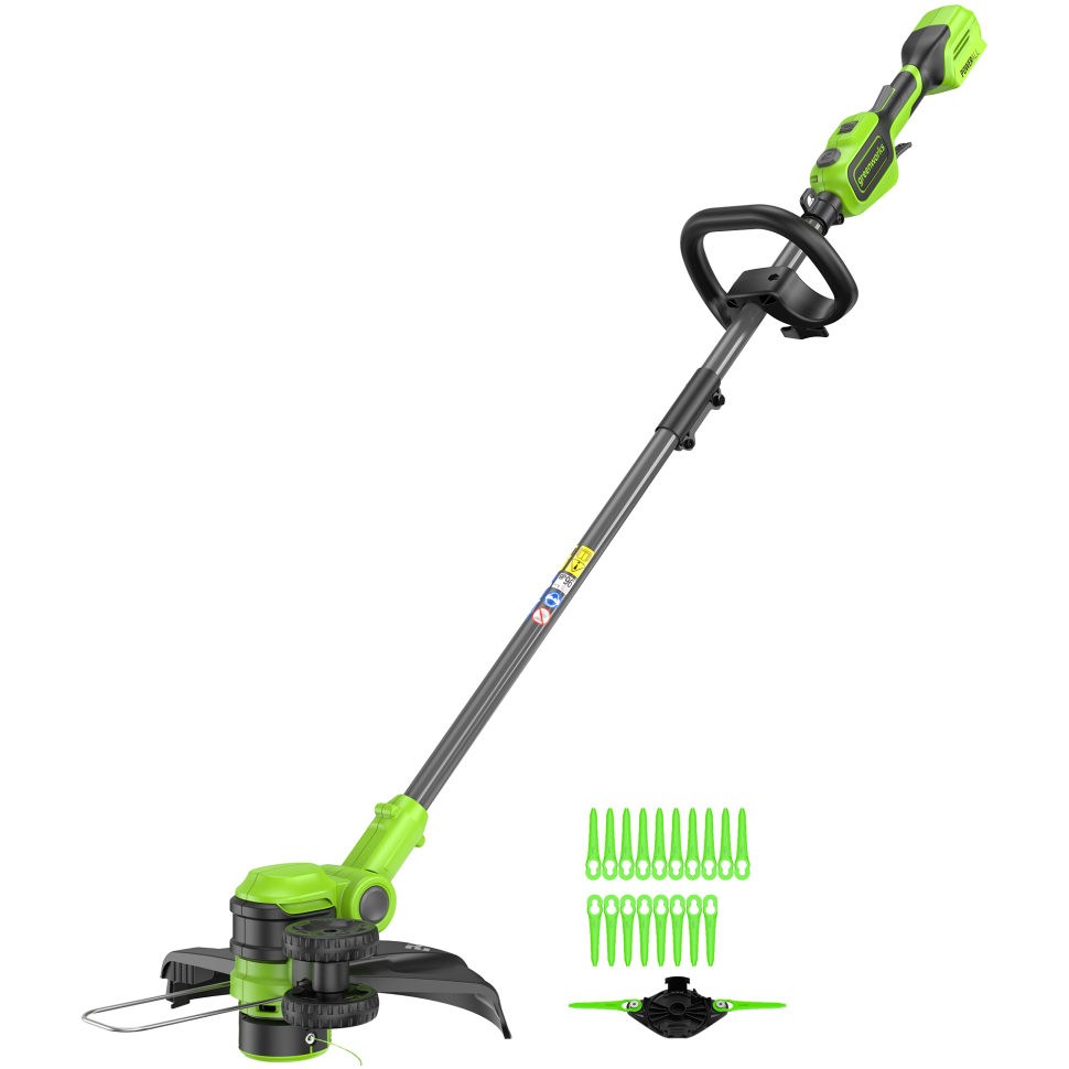 Триммер аккумуляторный Greenworks GD24LT331, 24V, 33 см, без АКБ и ЗУ 