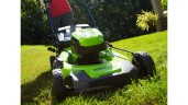 Газонокосилка Greenworks GD60LM46HPk5, 60v, 46 см, в комплекте с АКБ 5 А·ч и ЗУ (аккумуляторная)