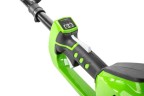 Триммер Greenworks GD40BCk5, 40v, 40 см, в комплекте АКБ 5 А·ч и ЗУ (аккумуляторный, нож)