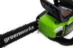 Цепная пила Greenworks GD40CS18k2, 40v, 40 см, в комплекте с АКБ 2 А·ч и ЗУ (аккумуляторная)
