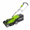 Газонокосилка Greenworks G40LM35k4, 40v, 35 см, в комплекте с АКБ 4 А·ч и ЗУ (аккумуляторная)