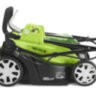 Газонокосилка Greenworks G40LM35k4, 40v, 35 см, в комплекте с АКБ 4 А·ч и ЗУ (аккумуляторная)