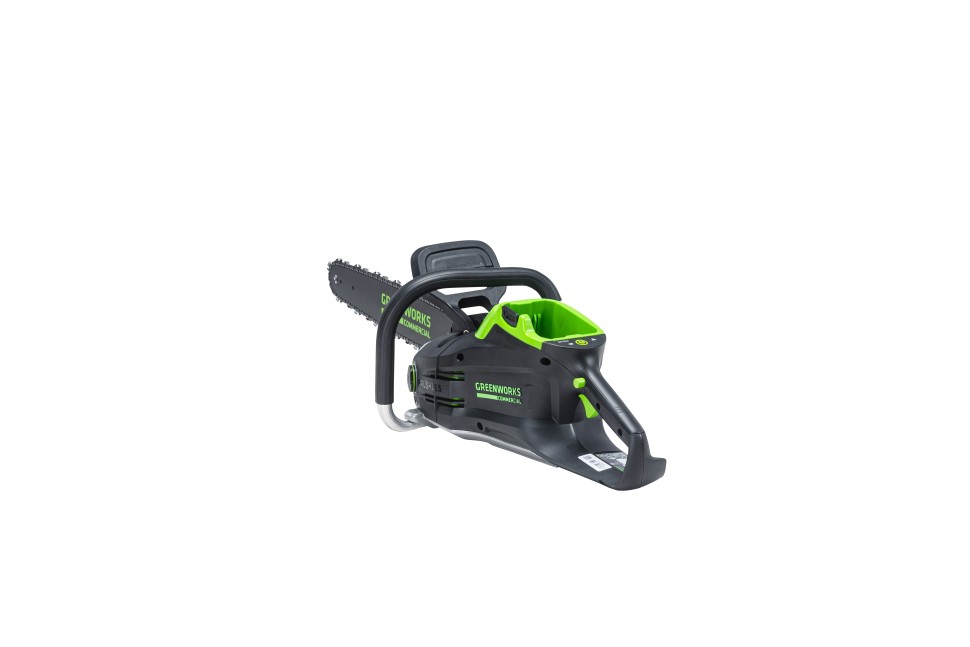 Цепная пила Greenworks GC82CS51k2, 82v, 51 см, в комплекте с АКБ 2.5 А·ч и ЗУ (аккумуляторная)
