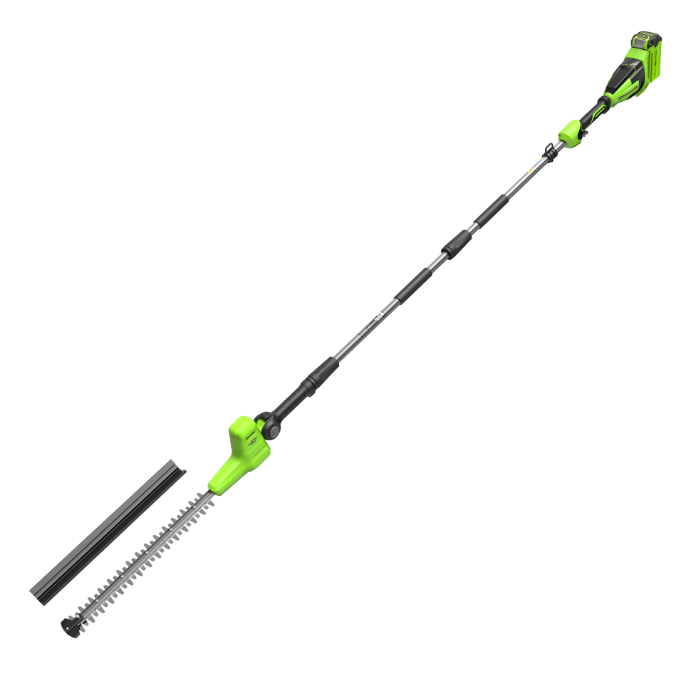 Кусторез штанговый аккумуляторный Greenworks G40PH511, 40V, 51см, без АКБ и ЗУ 