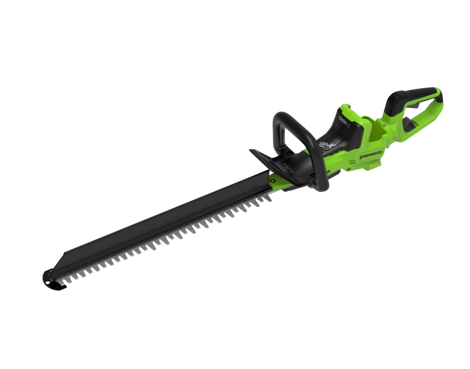 Аккумуляторный кусторез Greenworks GD24HT611k5, 24v, 61см, захват 28 мм, в комплекте с АКБ 5 А·ч и ЗУ
