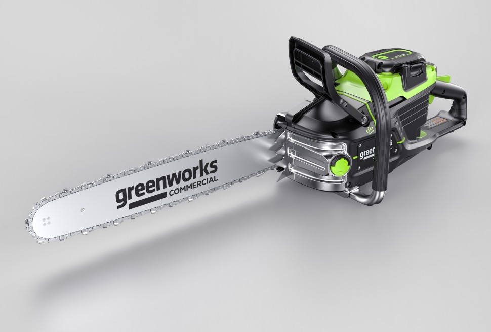 Цепная пила Greenworks OCS600, 82v, 3,6 кВт, 45 см, без АКБ и ЗУ (аккумуляторная)