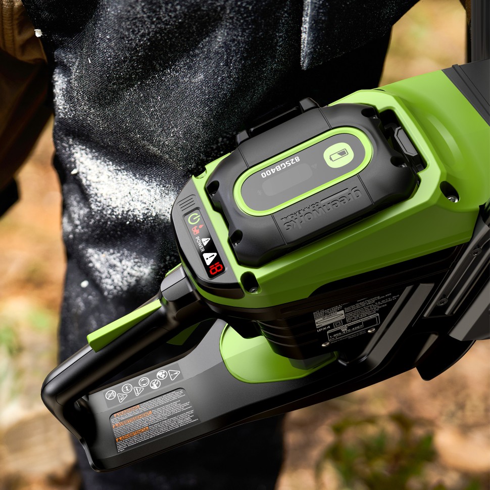 Цепная пила аккумуляторная Greenworks OCS800, 82V,  5,0 кВт, 50 см, бесщеточная, без АКБ и ЗУ 