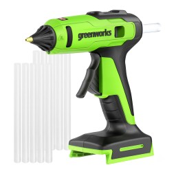 Клеевой пистолет Greenworks G24GLG, 24v, без АКБ и ЗУ (аккумуляторный)