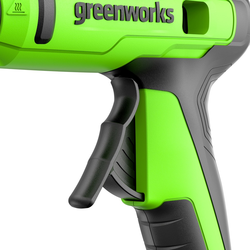 Клеевой пистолет Greenworks G24GLG, 24v, без АКБ и ЗУ (аккумуляторный)