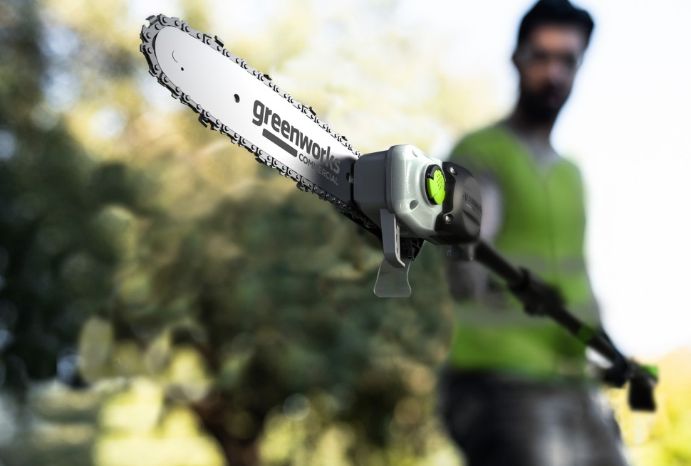 Высоторез/Сучкорез аккумуляторный телескопический Greenworks PS102T, 25 см, бесщеточный, без АКБ и ЗУ 