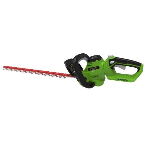 Аккумуляторный кусторез Greenworks G40HT61k4, 40v, 60 см, захват 27мм, в комплекте с АКБ 4 А·ч и ЗУ