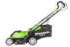 Газонокосилка Greenworks GLM1241, 220v, 41 см, 1200 Вт (сетевая)