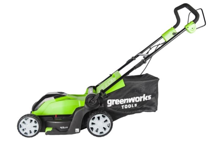 Газонокосилка Greenworks GLM1241, 220v, 41 см, 1200 Вт (сетевая)