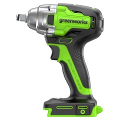 Ударный гайковерт Greenworks GD24IW400, 24v, 400 Нм, без АКБ и ЗУ (аккумуляторный)